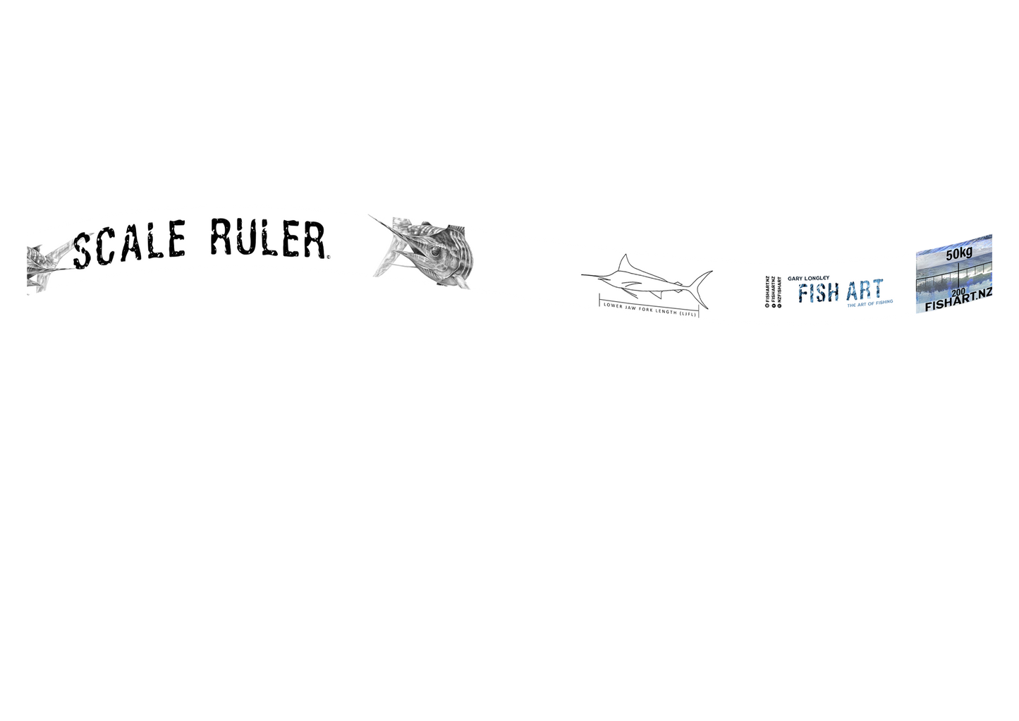 Scale Ruler - Striped Marlin